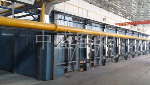 Ring type baking furnace