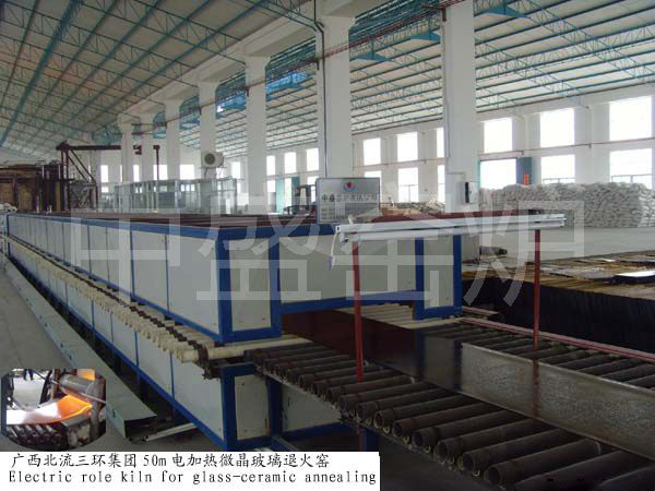 Electric heating microcrystalline glass annealing kiln